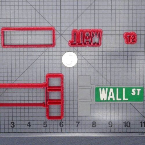 Wall Street Sign 266-G099 Cookie Cutter Set
