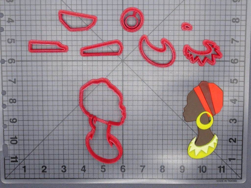 Woman Head 266-G067 Cookie Cutter Set