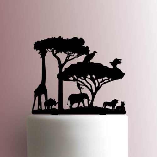 Animal Safari 225-A692 Cake Topper