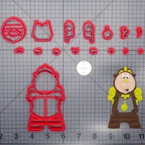 Beauty and the Beast - Cogsworth 266-G194 Cookie Cutter Set