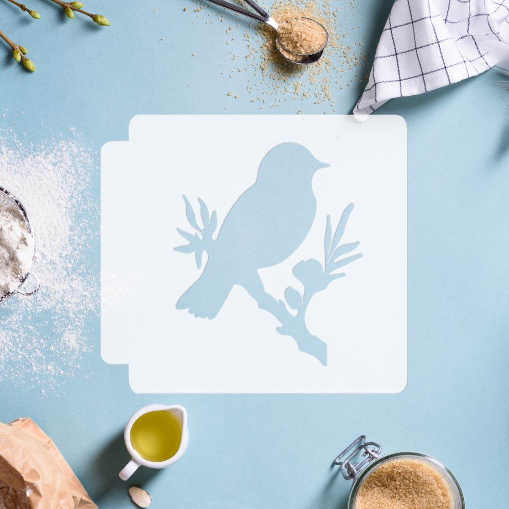 Bird on Branch 783-F117 Stencil