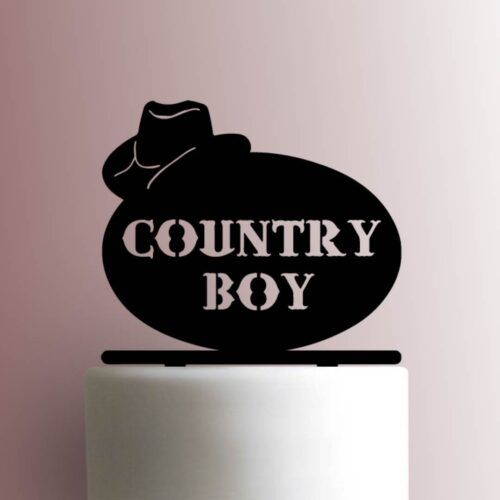 Country Boy 225-A674 Cake Topper