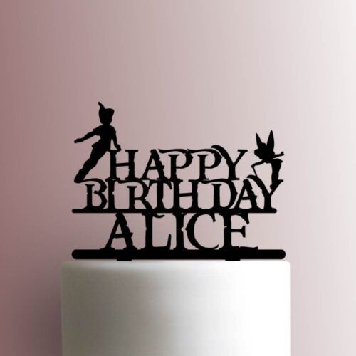 Custom Peter Pan Happy Birthday 225-A668 Cake Topper