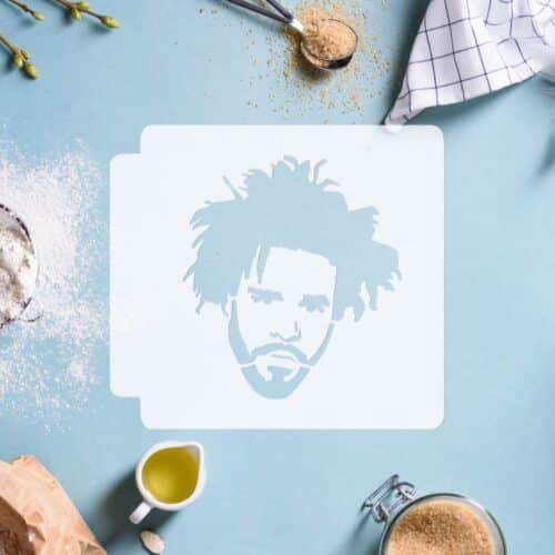 J Cole Head 783-F192 Stencil