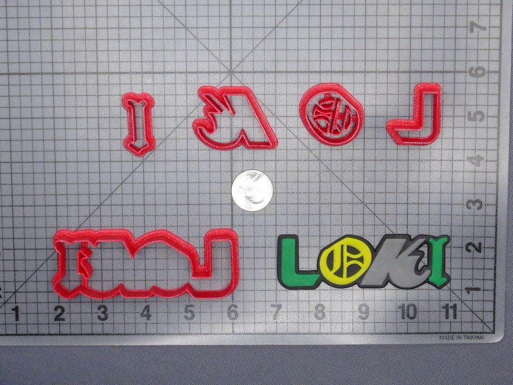 Loki Logo 266-G164 Cookie Cutter Set