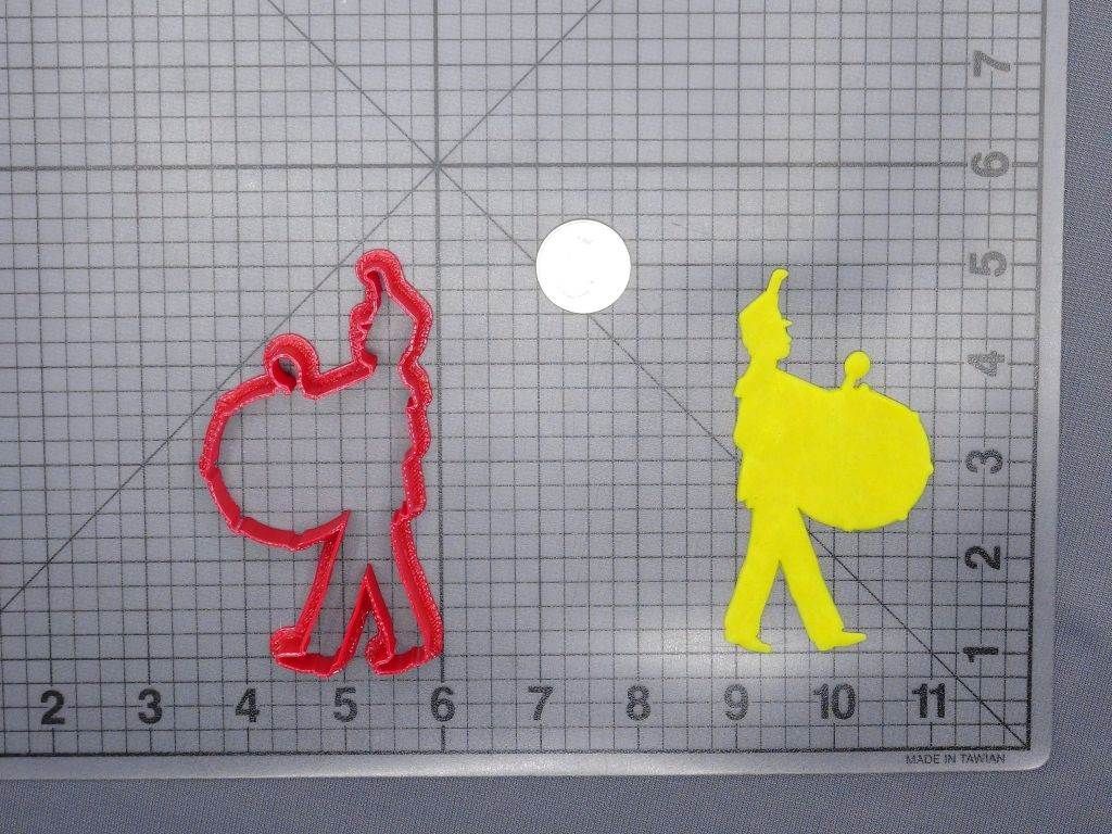Marching Band Drummer 266-G254 Cookie Cutter Silhouette