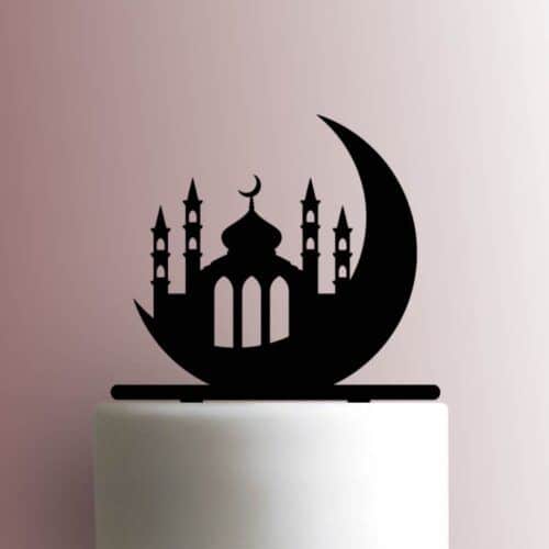 Ramadan - Mosque on Moon 225-A708 Cake Topper