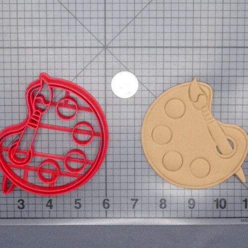 Paint Brush and Palette 266-G189 Cookie Cutter