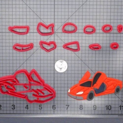 Sports Car 266-G204 Cookie Cutter Set