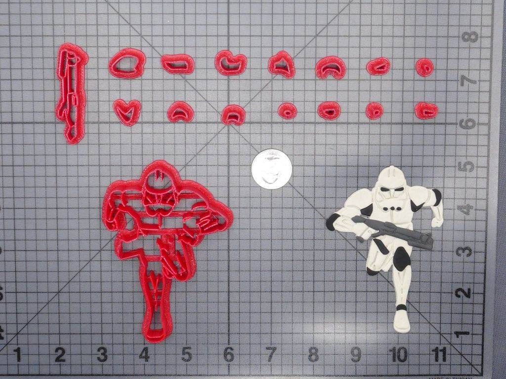 Star Wars - Stormtrooper with Blaster 266-G234 Cookie Cutter Set