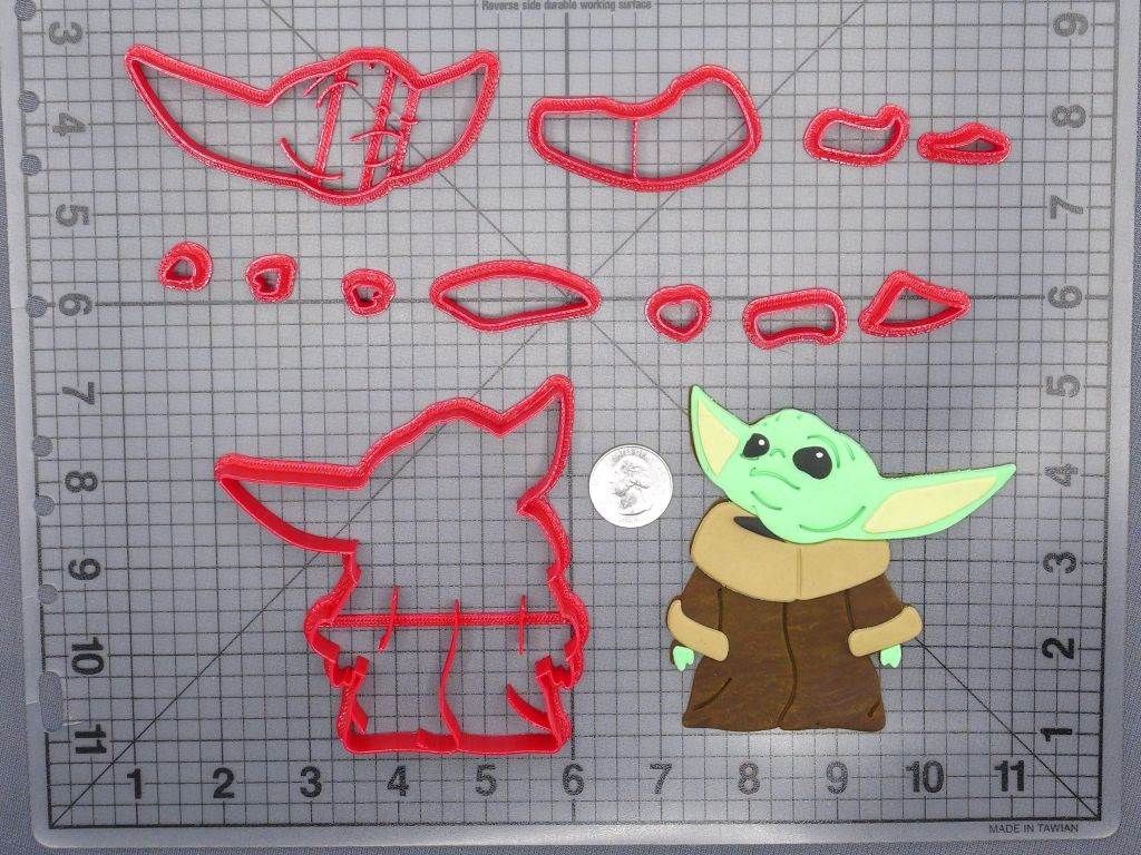 Star Wars The Mandalorian - Grogu Body 266-G190 Cookie Cutter Set