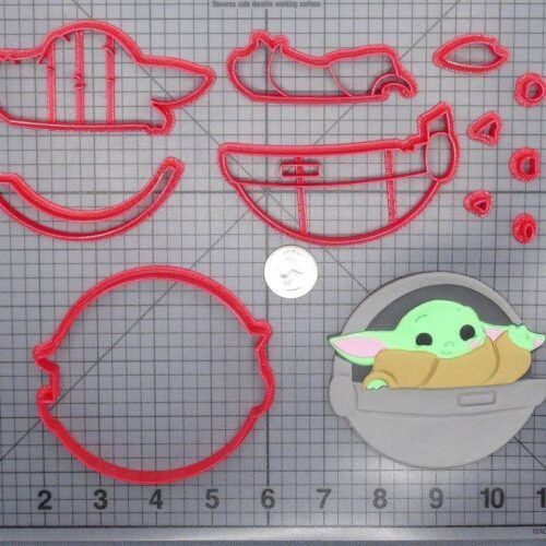 Star Wars The Mandalorian - Grogu in Pod 266-G191 Cookie Cutter Set