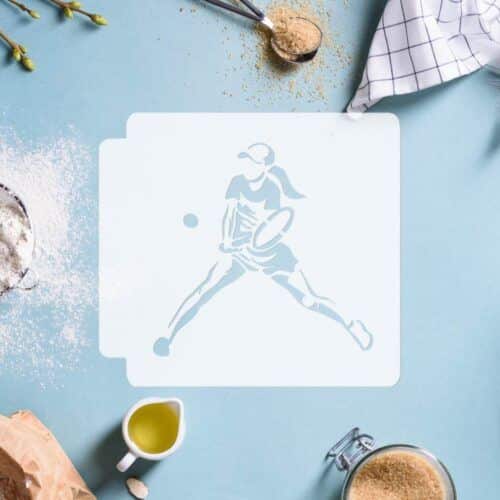 Tennis Player 783-E931 Stencil