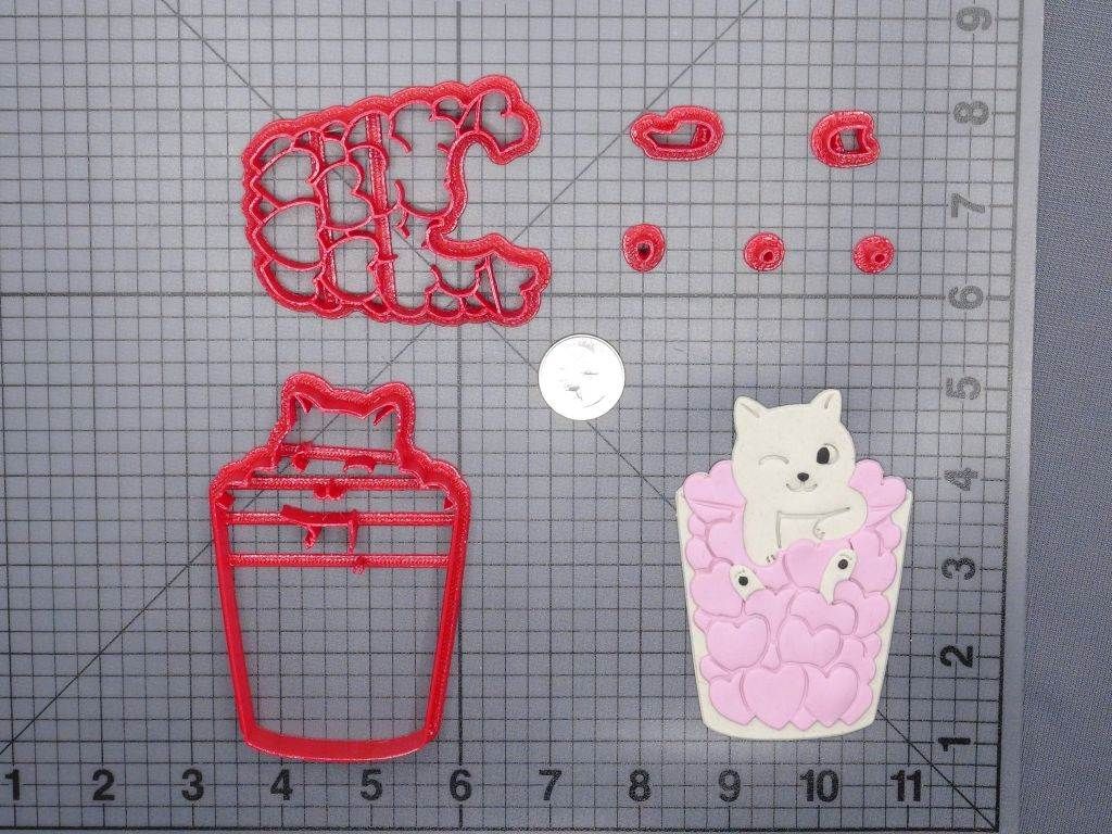 Valentines Day - Cup of Love 266-G271 Cookie Cutter Set