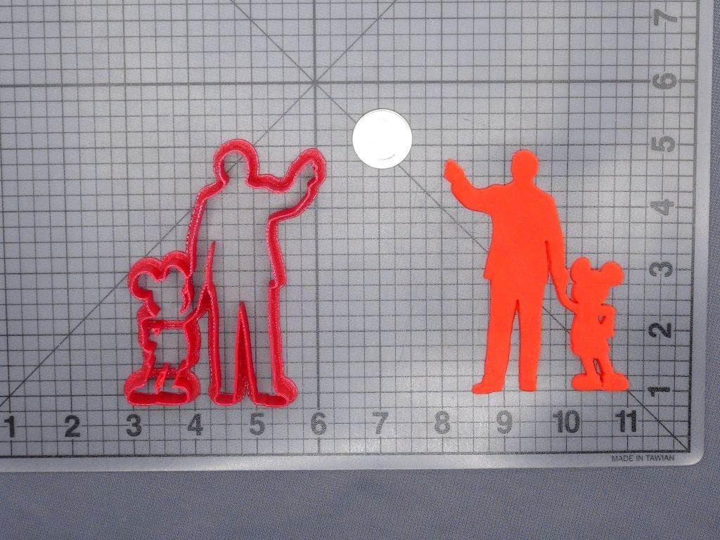Walt Disney and Mickey Mouse 266-G180 Cookie Cutter