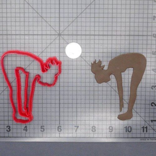 Yoga Pose 266-G185 Cookie Cutter Silhouette