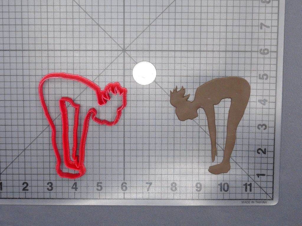 Yoga Pose 266-G185 Cookie Cutter Silhouette