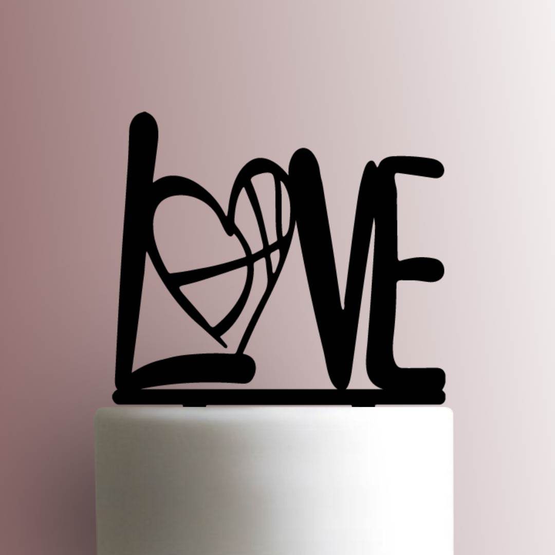 Basketball Love 225-A749 Cake Topper
