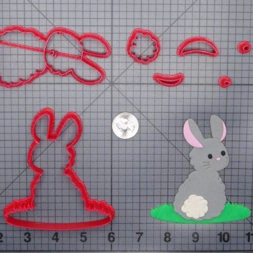 Bunny in Grass 266-G418 Cookie Cutter Set