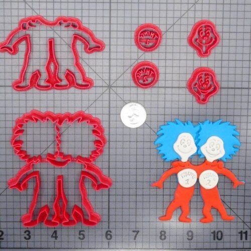 Cat in the Hat - Thing 1 and Thing 2 266-G261 Cookie Cutter Set