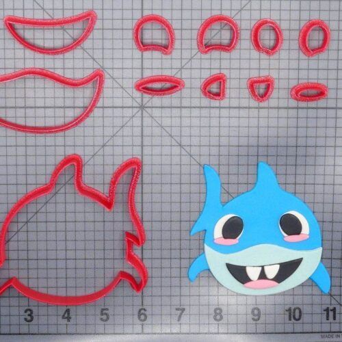 CoComelon - Baby Shark 266-G405 Cookie Cutter Set
