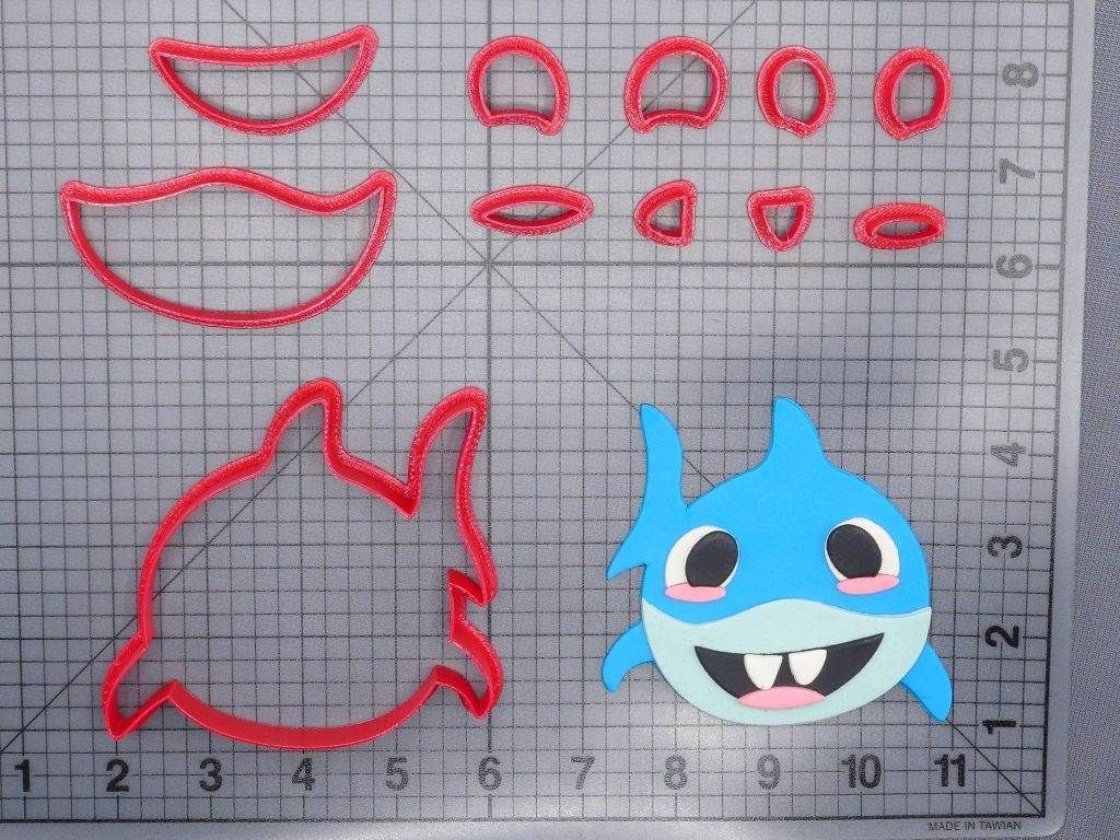 CoComelon - Baby Shark 266-G405 Cookie Cutter Set