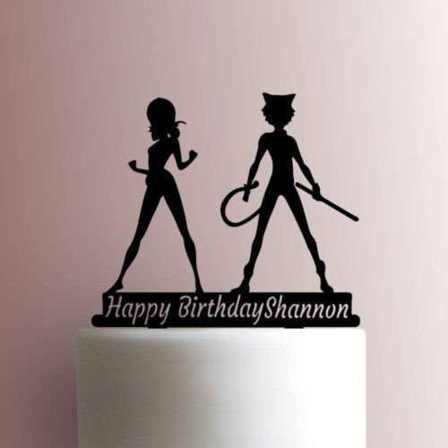 Custom Miraculous Happy Birthday Name 225-A795 Cake Topper