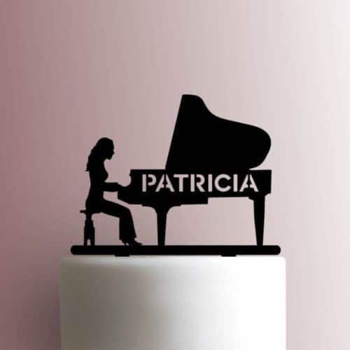 Custom Pianist Name 225-A784 Cake Topper