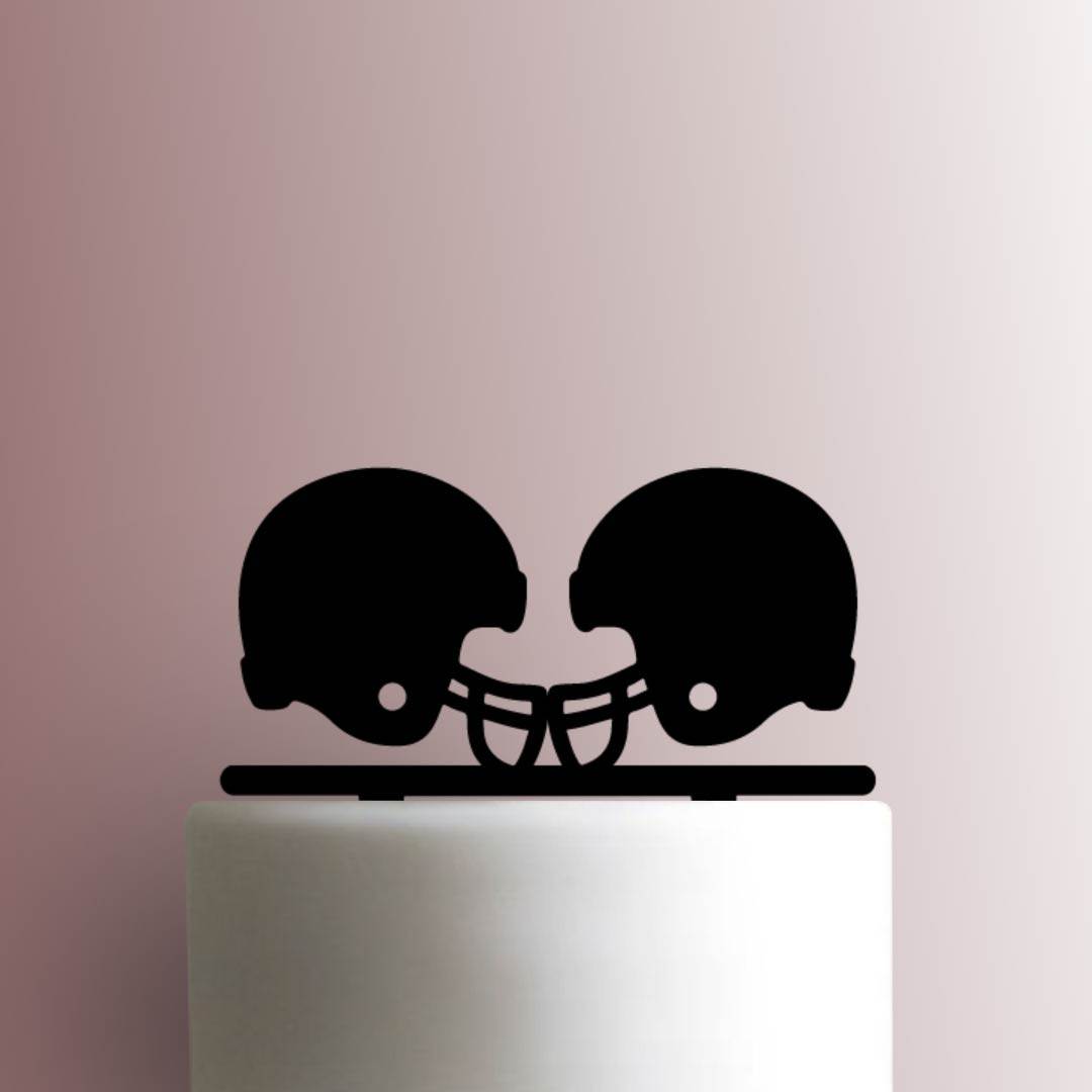 Football Helmets 225-A789 Cake Topper