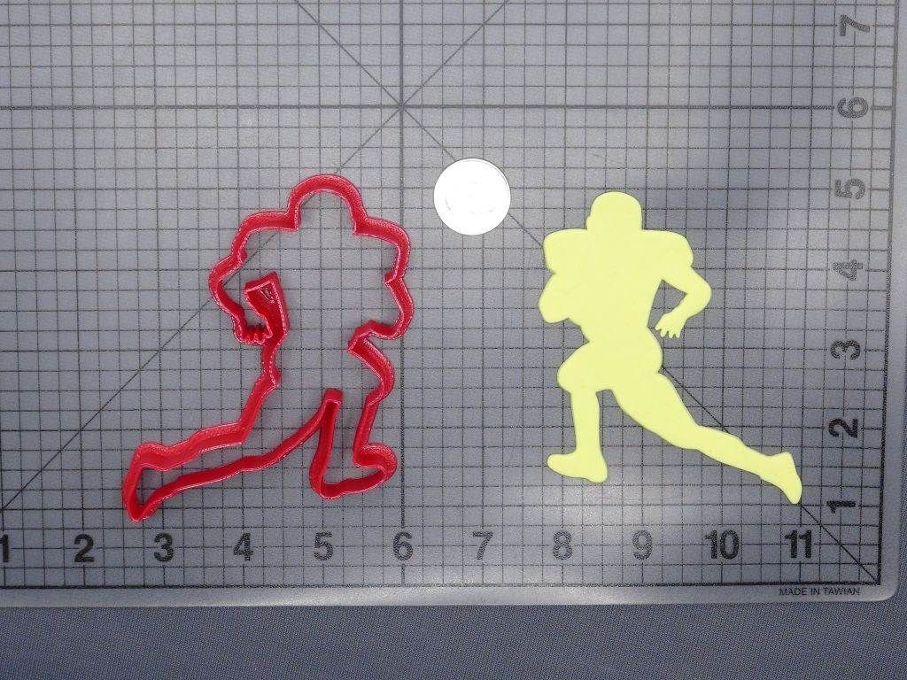 Football Player Body 266-G217 Cookie Cutter Silhouette