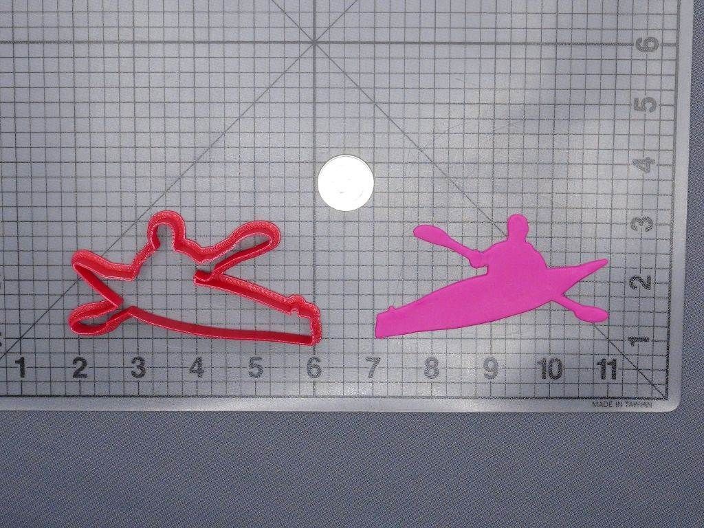 Kayaking 266-G218 Cookie Cutter Silhouette