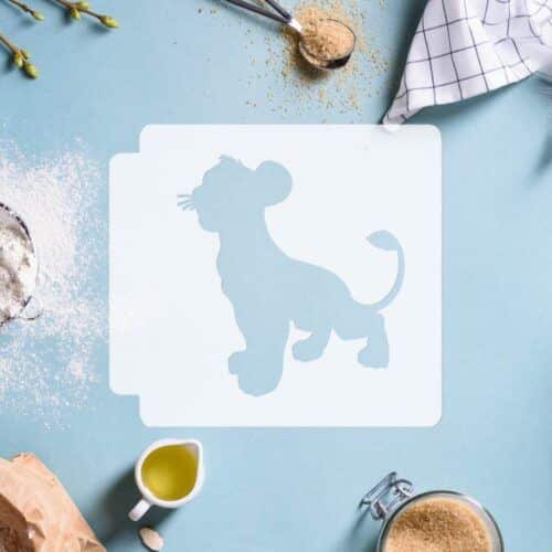 Lion King - Simba Body 783-F391 Stencil Silhouette