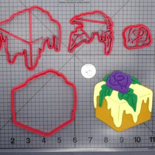 Petit Fours Flower Cake 266-G277 Cookie Cutter Set