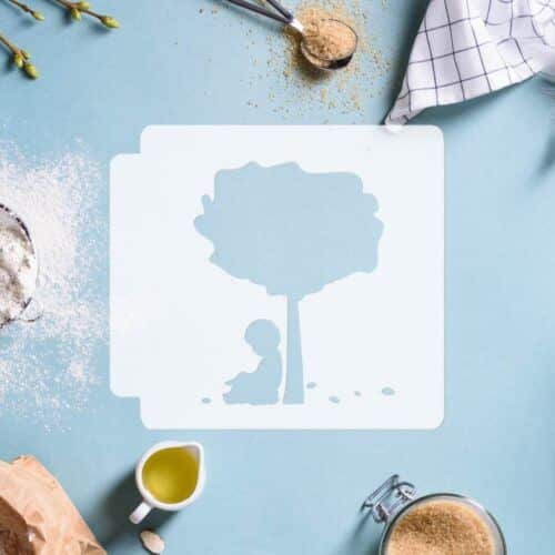 Reading Under Tree 783-F234 Stencil