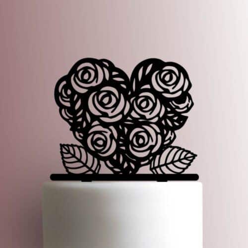 Rose Heart 225-A825 Cake Topper