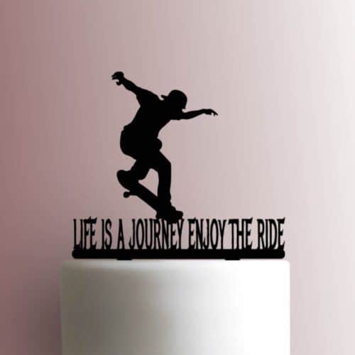 Skateboard Enjoy the Ride 225-A793 Cake Topper