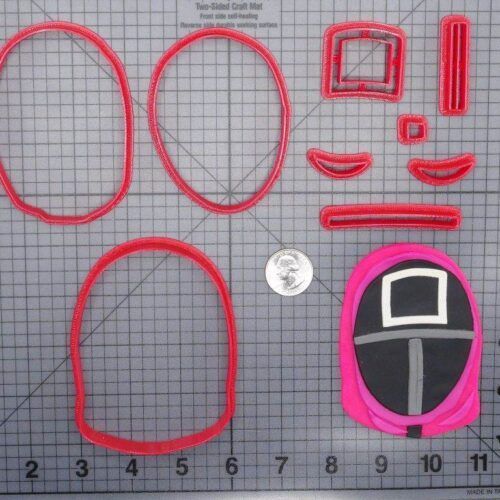 Squid Game - Soldier Square Head 266-G404 Cookie Cutter Set