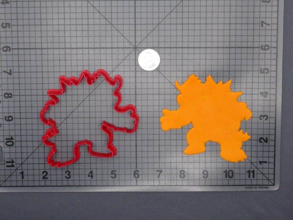 Super Mario - Bowser Body 266-F099 Cookie Cutter Silhouette