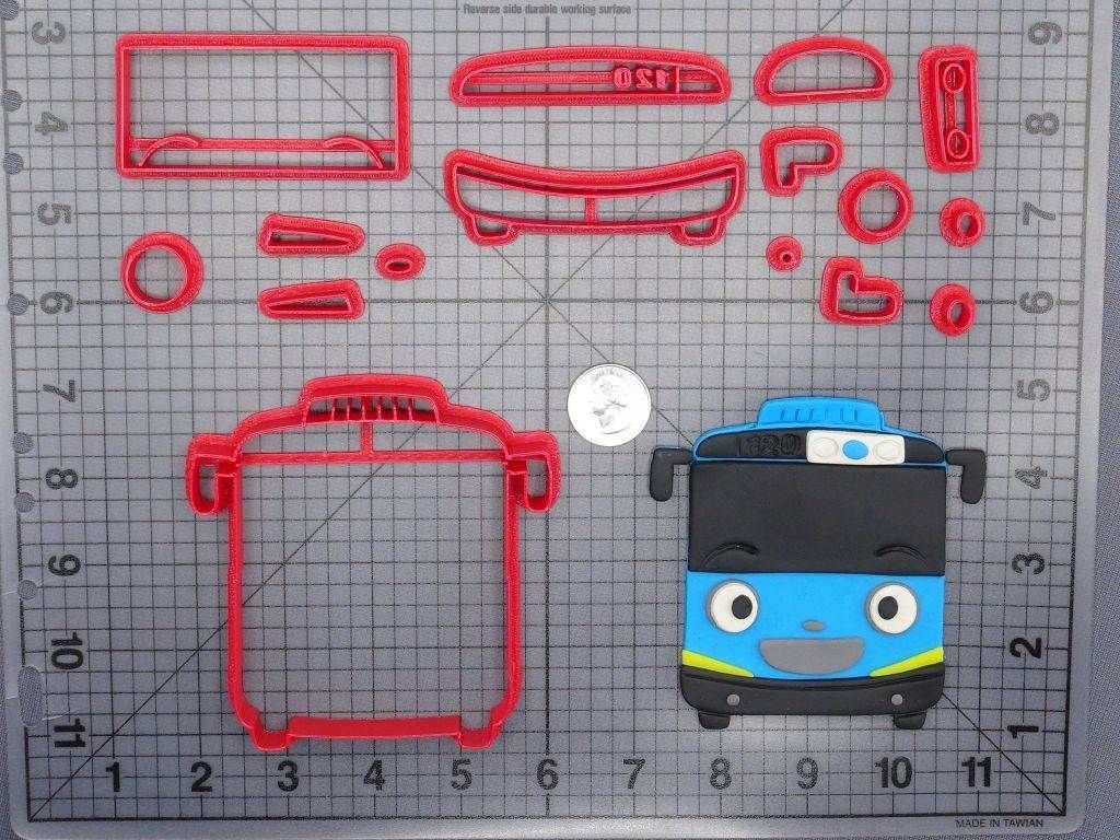 Tayo the Little Bus 266-F431 Cookie Cutter Set
