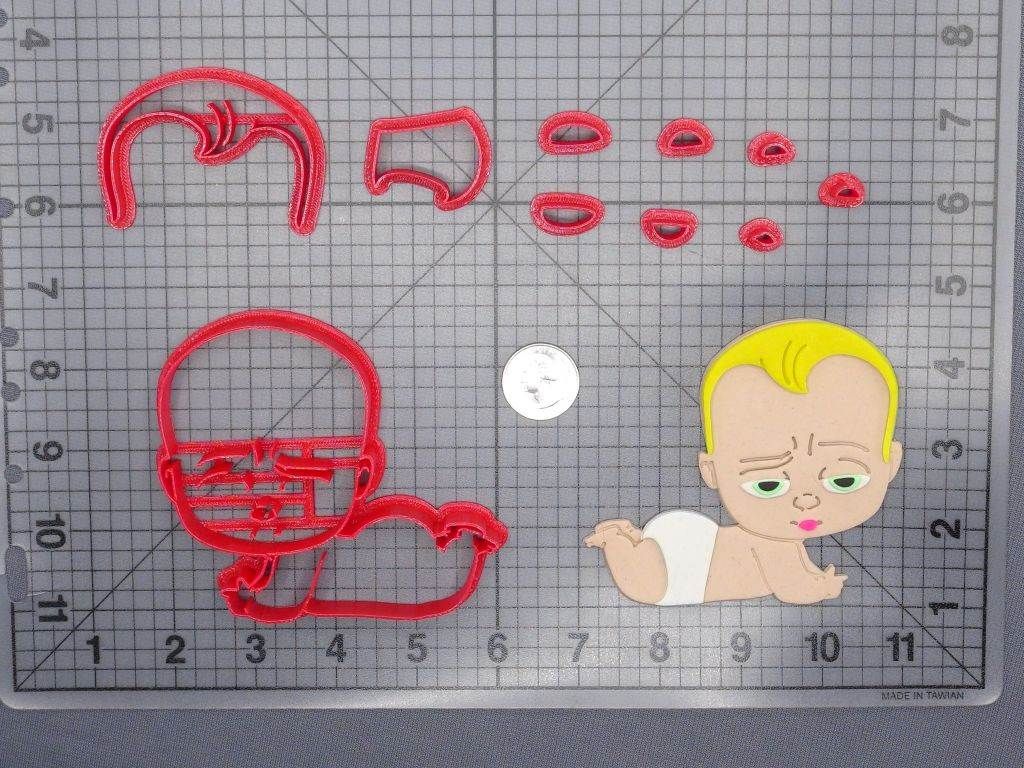 The Boss Baby in Diaper Body 266-G125 Cookie Cutter Set