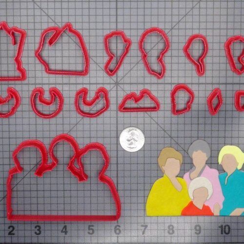 The Golden Girls 266-G480 Cookie Cutter Set