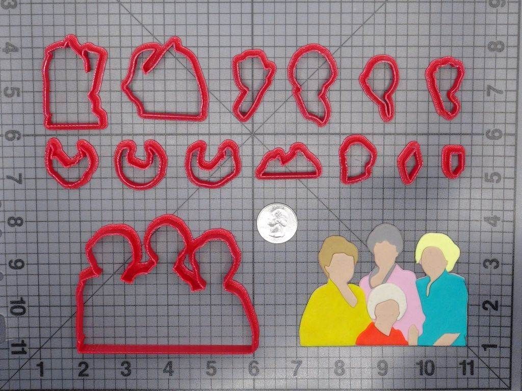 The Golden Girls 266-G480 Cookie Cutter Set