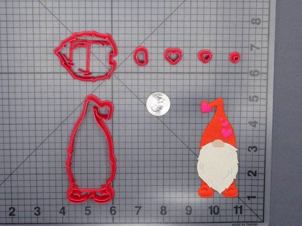 Valentines Day - Gnome 266-G490 Cookie Cutter Set