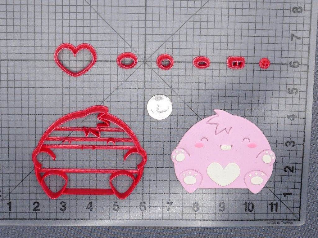 Valentines Day - Monster 266-G448 Cookie Cutter Set