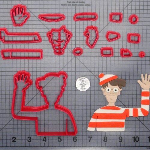 Wheres Waldo 266-G260 Cookie Cutter Set