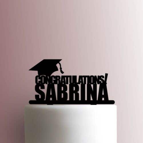 Custom Congratulations Name 225-A900 Cake Topper