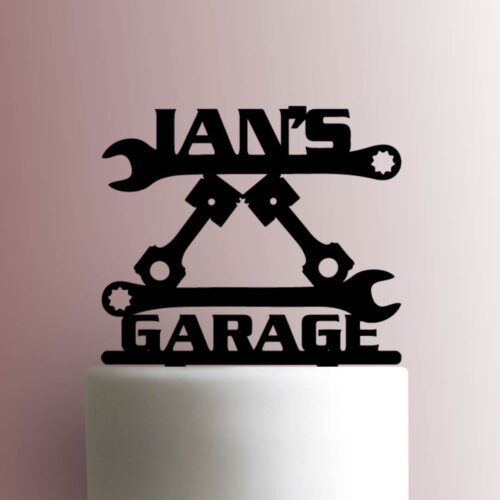 Custom Tool Garage Name 225-A870 Cake Topper