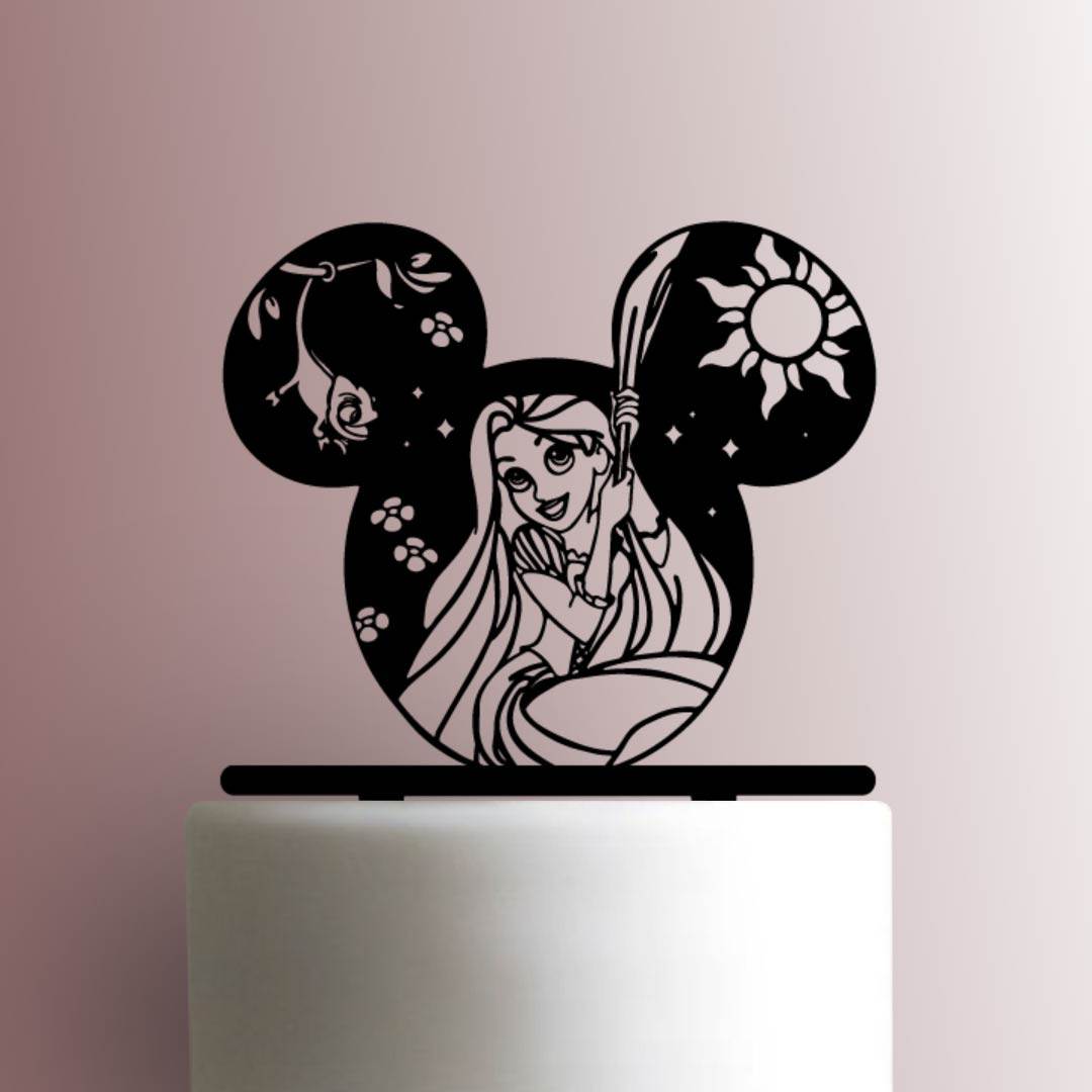 Disney Ears Cameo - Tangled 225-A838 Cake Topper