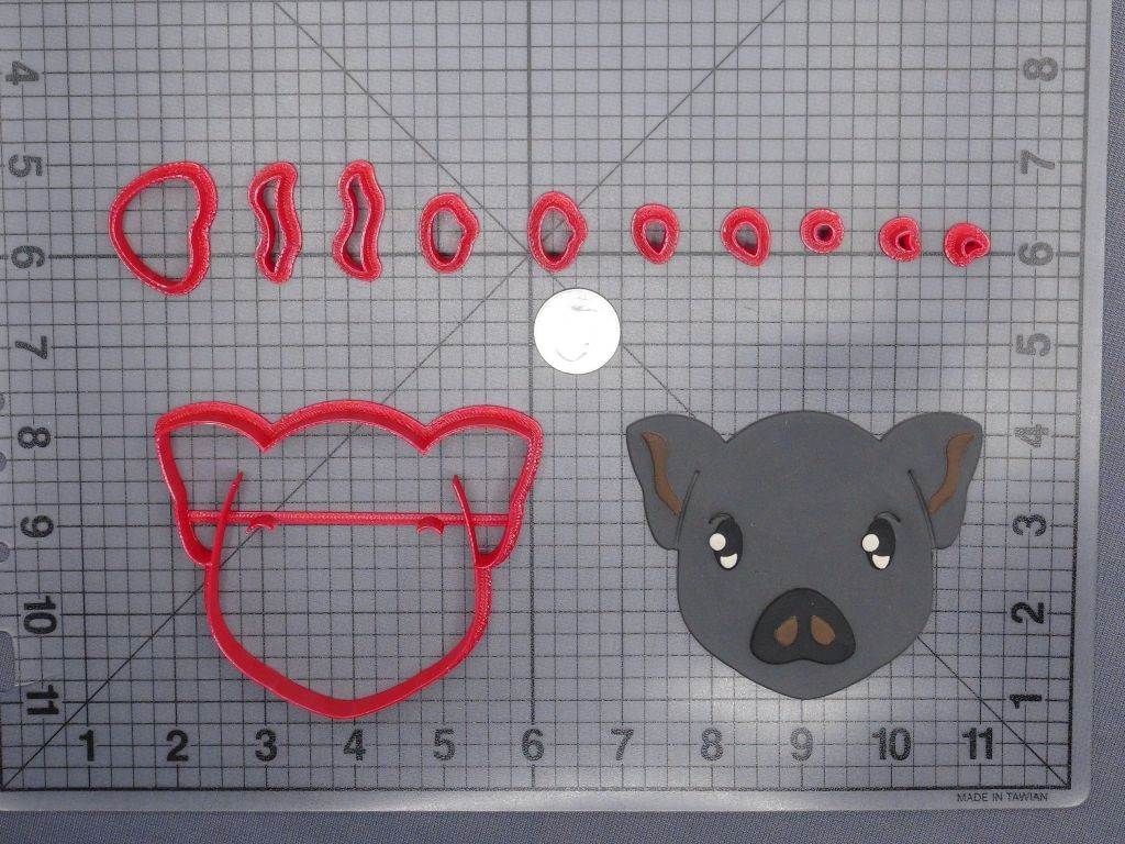 Fruits Basket - Kagura Boar Head 266-G330 Cookie Cutter Set