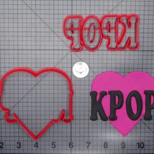 KPop Heart 266-G249 Cookie Cutter Set